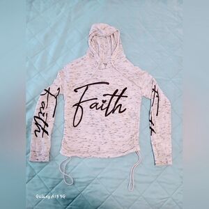 Pullover Hoodie adjustable cinched sides